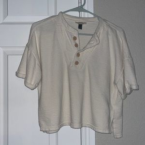 Universal Thread Buttoned Crop Top